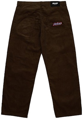 PALACE FW23 코듀로이 바기 팬츠 유니섹스 카키 브라운. P25T020 Lookbook PALACE FW23 코듀로이 바기 팬츠 유니섹스 카키 브라운. P25T020