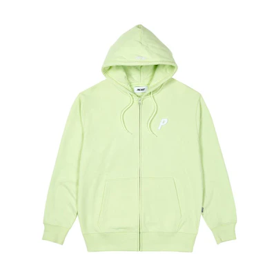 PALACE FW23 Felt P Zip Hoodie Green Unisex Pullover P24CS113
