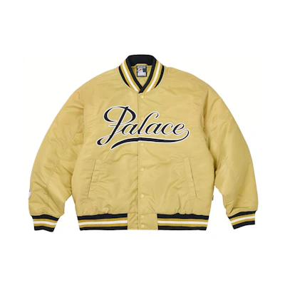 PALACE FW23 Gold Logo Letter Print Striped Trim Jacket Unisex. P25JK029