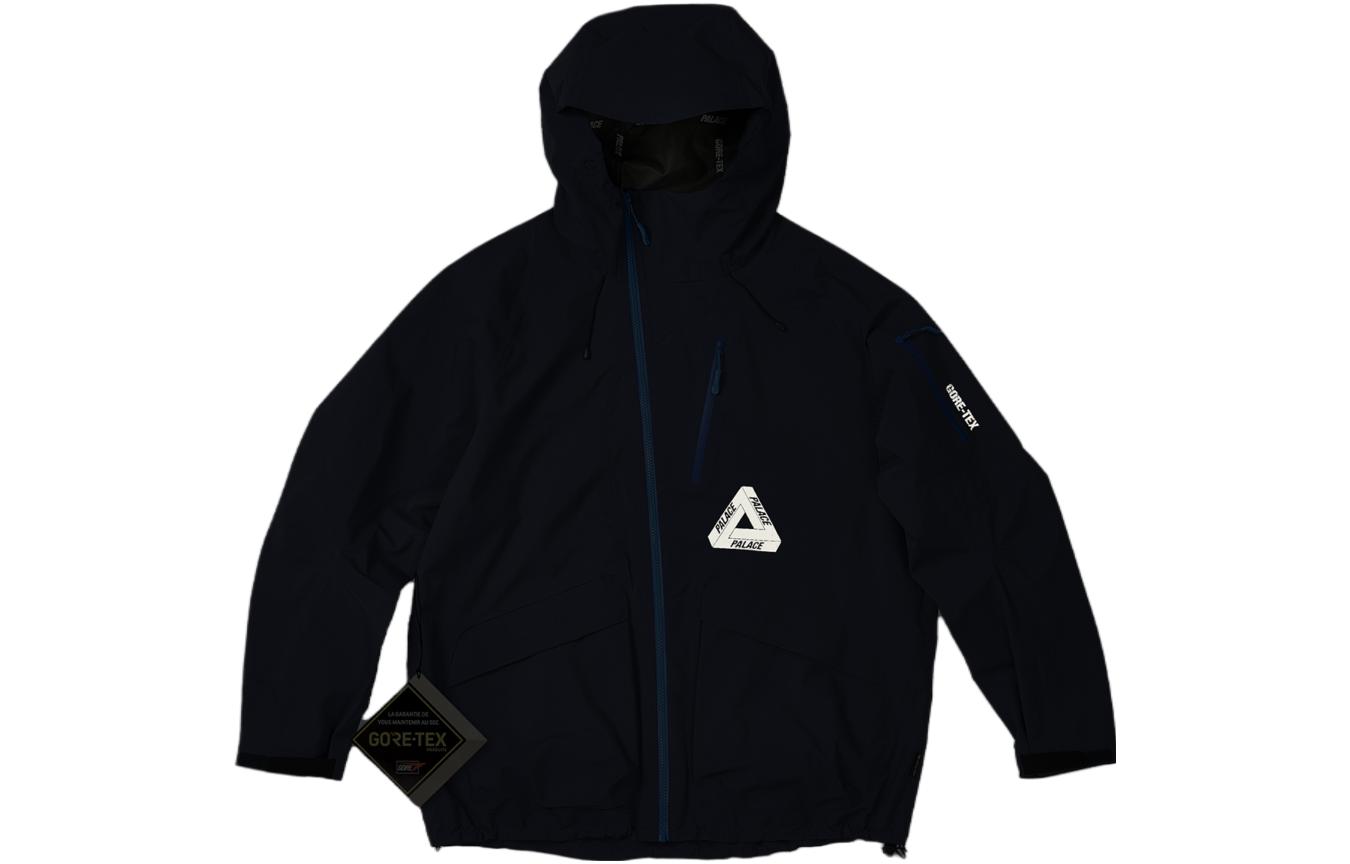 Details for PALACE FW23 GORE-TEX R-TEK Waterproof Hooded Jacket Navy Blue Unisex Outdoor Gear P24JK036