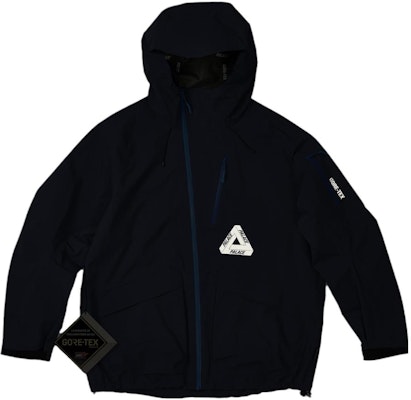 PALACE FW23 GORE-TEX R-TEK Waterproof Hooded Jacket Navy Blue Unisex Outdoor Gear P24JK036 Details for PALACE FW23 GORE-TEX R-TEK Waterproof Hooded Jacket Navy Blue Unisex Outdoor Gear P24JK036