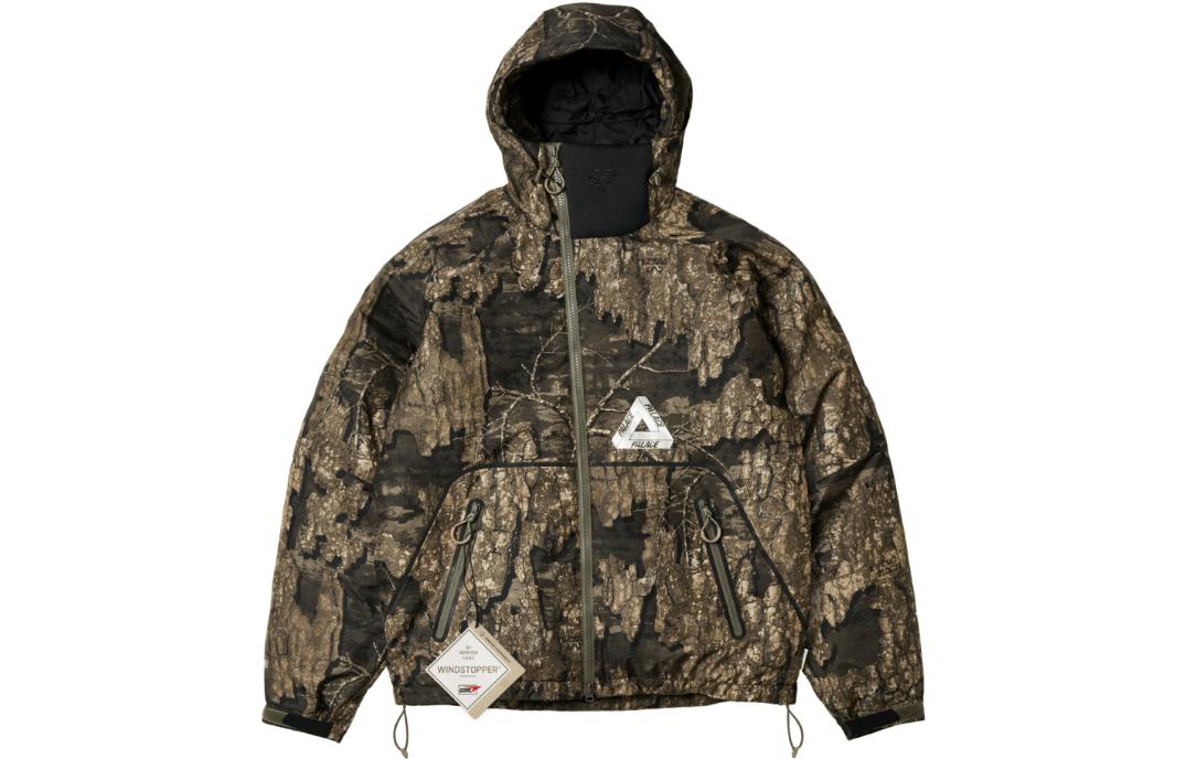 Order PALACE FW23 Gore-Tex 防风面罩夹克 绿色迷彩 男女款 P25JK120