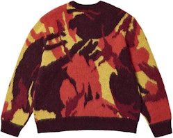 PALACE 2023秋冬迷彩毛绒针织套头毛衣 男女同款 橙色 P25KW036 Lookbook PALACE 2023秋冬迷彩毛绒针织套头毛衣 男女同款 橙色 P25KW036
