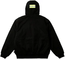 Lookbook Palace FW23 Hardware Hooded Workwear Jacket Black Unisex Diamond Quilted Lining P25JK089