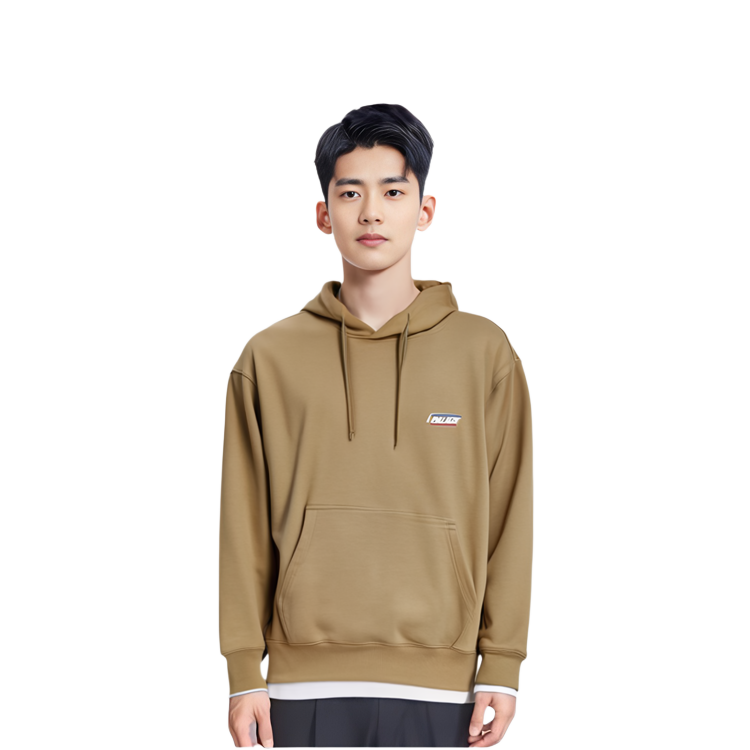 Shop Palace FW23 Huntsman Basic Logo Hoodie Khaki Unisex P25HD008