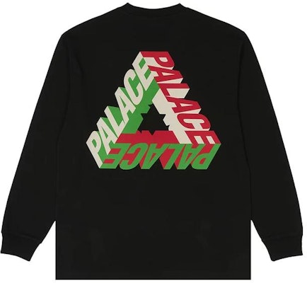 PALACE FW23 Kaos Lengan Panjang Logo Printed Crewneck Warna Hitam P25LS018 Buy PALACE FW23 Kaos Lengan Panjang Logo Printed Crewneck Warna Hitam P25LS018