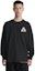 Sizing PALACE FW23 Kaos Lengan Panjang Logo Printed Crewneck Warna Hitam P25LS018
