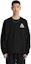 Cheap PALACE FW23 Kaos Lengan Panjang Logo Printed Crewneck Warna Hitam P25LS018