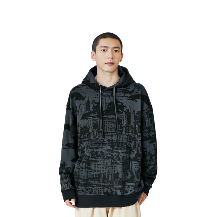 Shop PALACE FW23 메가 팔라스 후디 블랙 유니섹스 드로스트링 풀오버 스웻셔츠. P25CS033