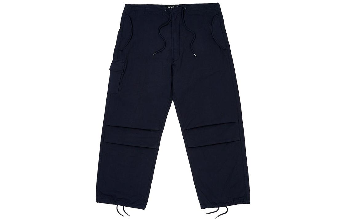 PALACE FW23 Over Trousers Loose Fit Drawstring Casual Pants Unisex Blue P25T026