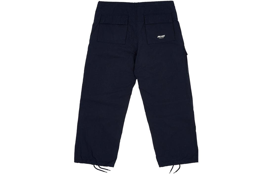 Lookbook Pantalones Casual Unisex PALACE FW23 Azul Ajuste Holgado con Cordón. P25T026