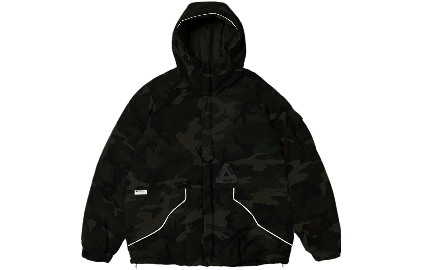 Details for PALACE FW23 P-Tech 迷彩反光标志连帽夹克 男女款 绿色 P25JK061