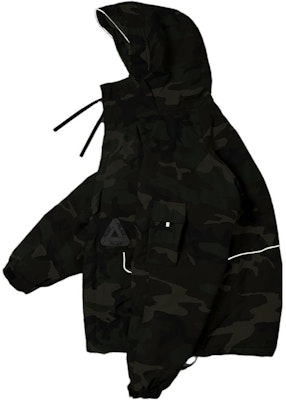 PALACE FW23 P-Tech 迷彩反光标志连帽夹克 男女款 绿色 P25JK061 Sizing PALACE FW23 P-Tech 迷彩反光标志连帽夹克 男女款 绿色 P25JK061