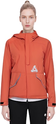 PALACE FW23 P-TECH Hooded Jacket Reflective Logo Zip Unisex Orange P25JK062 5