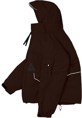 PALACE FW23 P-TECH Hooded Jacket Reflective Logo Zip Unisex Orange P25JK062 Lookbook PALACE FW23 P-TECH Hooded Jacket Reflective Logo Zip Unisex Orange P25JK062