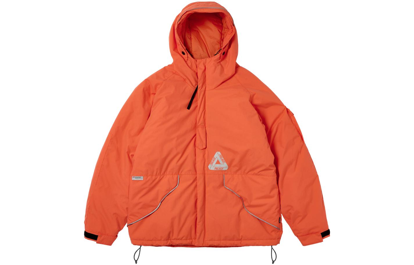 Purchase PALACE FW23 P-TECH连帽夹克 反光标志拉链 男女同款 橙色 P25JK062