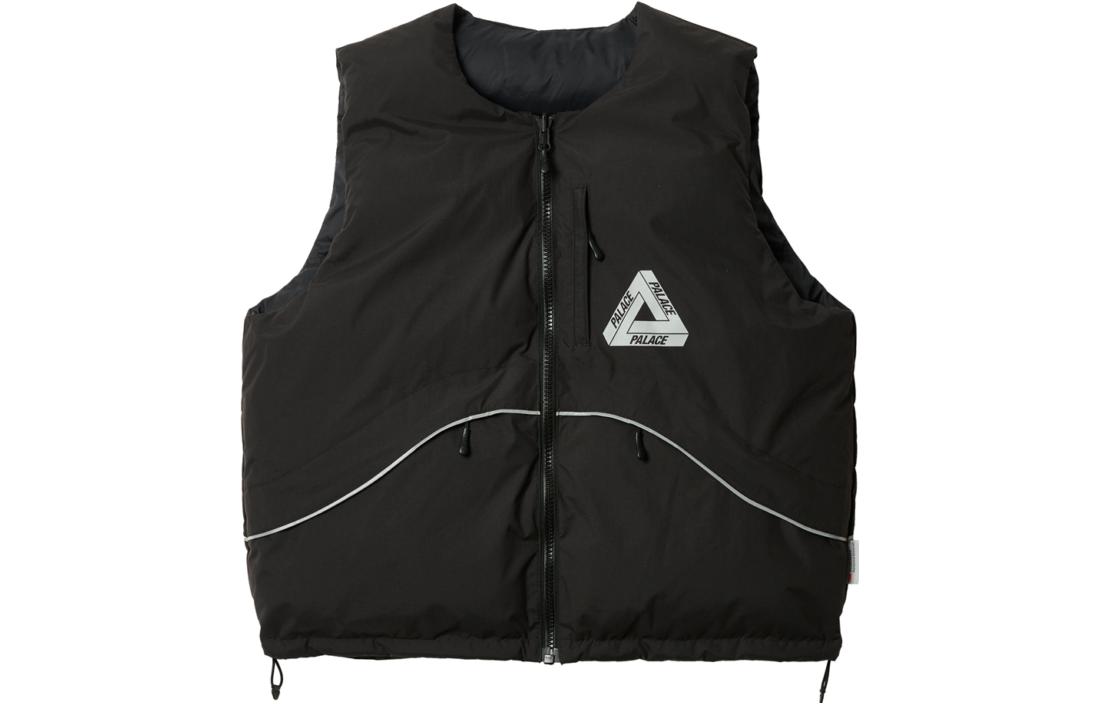 PALACE FW23 P-TECH Reversible Reflective Puffa Vest Unisex Black. P25JK082 圖 2