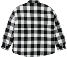 Lookbook PALACE FW23 格紋拼接保暖寬鬆翻領襯衫 男女適用 P25SHT045