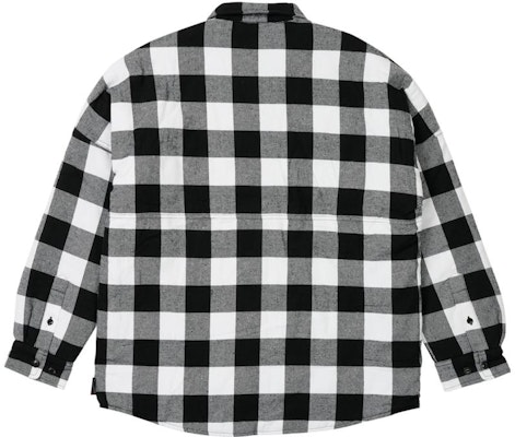 PALACE FW23 Kemeja Oversized Motif Kotak Insulated Colorblock Unisex. P25SHT045 Lookbook PALACE FW23 Kemeja Oversized Motif Kotak Insulated Colorblock Unisex. P25SHT045