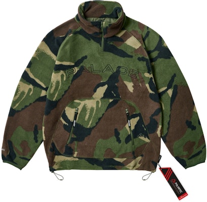 PALACE FW23 ポーラテック フリース ハーフジップ カモグリーン ユニセックス セーター P25CS081 Buy PALACE FW23 ポーラテック フリース ハーフジップ カモグリーン ユニセックス セーター P25CS081