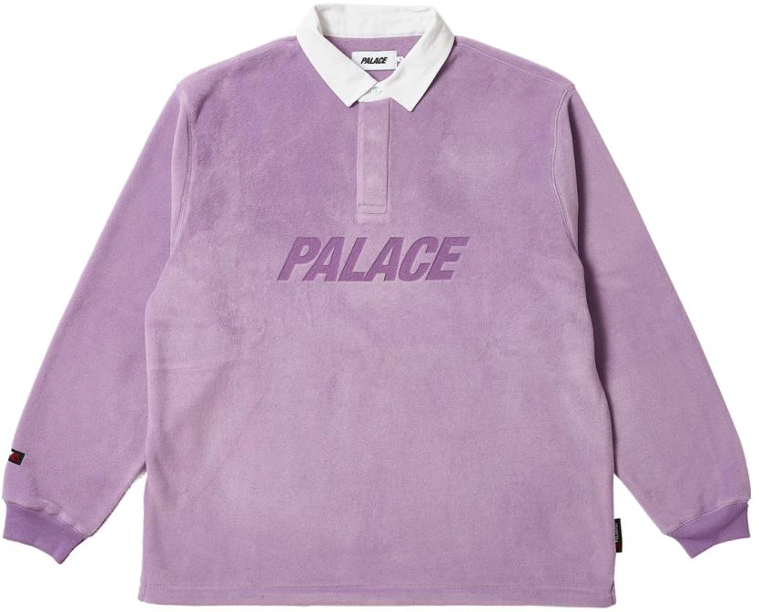 palace-fw-23-polartec-fleece-rugby-pullover-polo-purple-unisex-sweater-p25-es-065