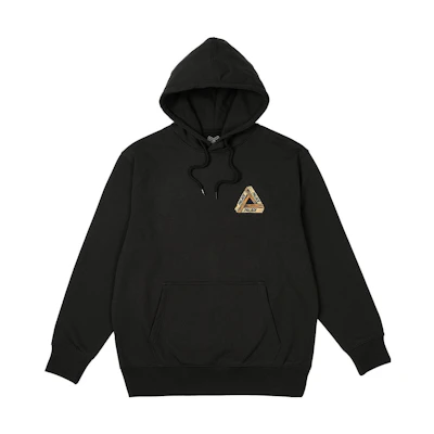 PALACE FW23 Reaper Hoodie Black Unisex Skeleton Print Pullover. P25HD006