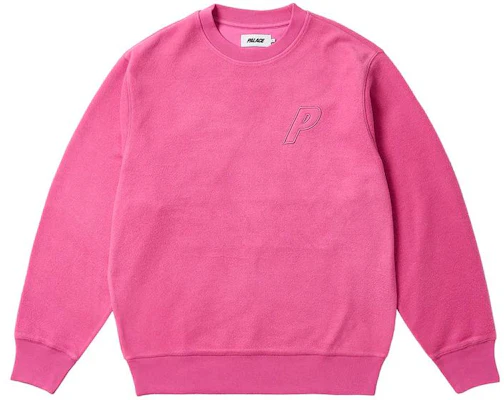 Palace FW23 反轉P-3粉紅刺繡標誌圓領衛衣 男女適穿 P25CS102 Buy Palace FW23 反轉P-3粉紅刺繡標誌圓領衛衣 男女適穿 P25CS102