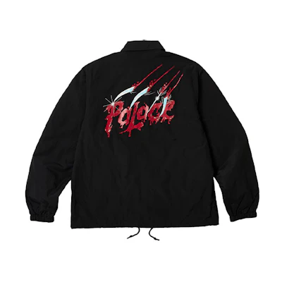 Palace FW23 Scratchy Claw Print Coach Jacket Black Unisex P25JK024