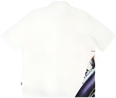 PALACE FW23 SKRRT Kemeja Pendek Motif Balap Moto Putih Unisex. P25SHT001 Lookbook PALACE FW23 SKRRT Kemeja Pendek Motif Balap Moto Putih Unisex. P25SHT001