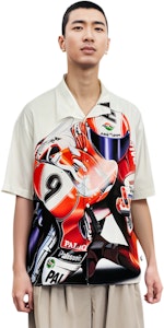 PALACE FW23 SKRRT Kemeja Pendek Motif Balap Moto Putih Unisex. P25SHT001 Purchase PALACE FW23 SKRRT Kemeja Pendek Motif Balap Moto Putih Unisex. P25SHT001