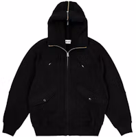 Order PALACE FW23 拼接連帽黑色拉鍊飛行夾克 男款女款外套。 P23CS211