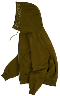 PALACE FW23拼接连帽飞行员夹克橄榄色开衫男女同款外套. P23CS226 Shop PALACE FW23拼接连帽飞行员夹克橄榄色开衫男女同款外套. P23CS226