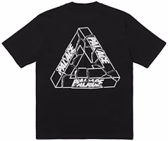 PALACE FW23 Tri-Ripped Logo T-Shirt Black Unisex Crewneck Short Sleeve Tee P25TS022 PALACE FW23 Tri-Ripped Logo T-Shirt Black Unisex Crewneck Short Sleeve Tee P25TS022