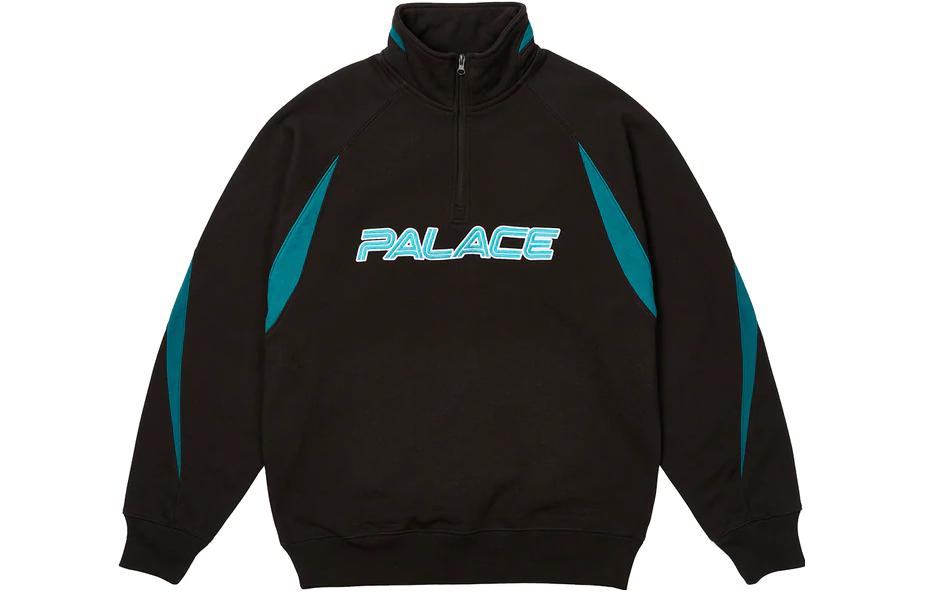 Order PALACE FW23 울티모 하프집 로고 맨투맨 유니섹스 블랙. P25CS133