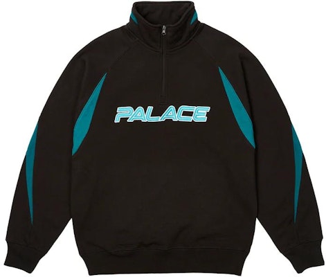 PALACE FW23 울티모 하프집 로고 맨투맨 유니섹스 블랙. P25CS133 Order PALACE FW23 울티모 하프집 로고 맨투맨 유니섹스 블랙. P25CS133