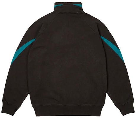 PALACE FW23 울티모 하프집 로고 맨투맨 유니섹스 블랙. P25CS133 Lookbook PALACE FW23 울티모 하프집 로고 맨투맨 유니섹스 블랙. P25CS133