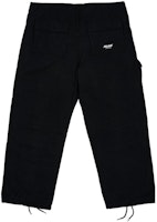 PALACE FW23 Wrinkled Loose Fit Drawstring Long Casual Pants Unisex Black. P25T027 PALACE FW23 Wrinkled Loose Fit Drawstring Long Casual Pants Unisex Black. P25T027