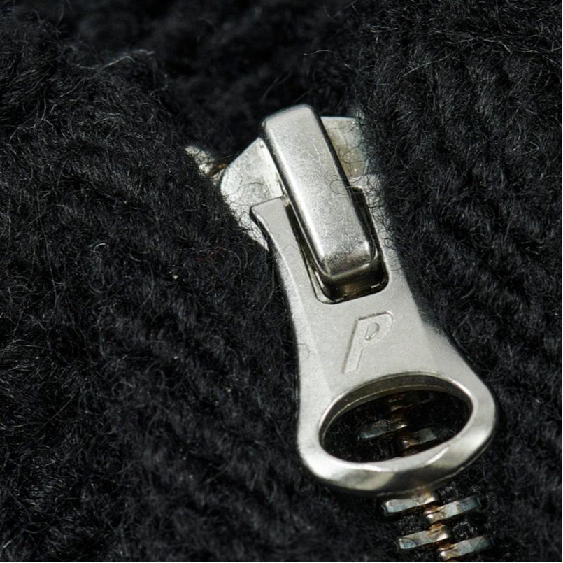 Shop PALACE FW24 Bones Sweater Corak Tengkorak Unisex Hitam P27KW044