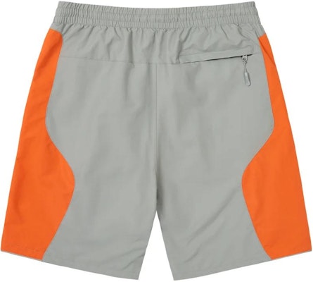 팔라스 FW24 듀오 쉘 로고 오렌지 엘라스틱 웨이스트 캐주얼 쇼츠 유니섹스. P27ST007 Lookbook 팔라스 FW24 듀오 쉘 로고 오렌지 엘라스틱 웨이스트 캐주얼 쇼츠 유니섹스. P27ST007