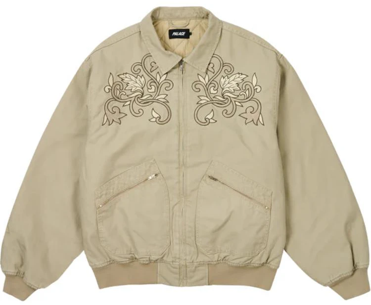 palace-fw-24-floral-canvas-bomber-jacket-embroidered-unisex-light-grey-p27-jk-114