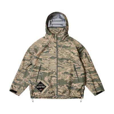 Palace FW24 GORE-TEX 3L M-TEK Camouflage Jacket Unisex with Zip Pocket Logo P27JK025