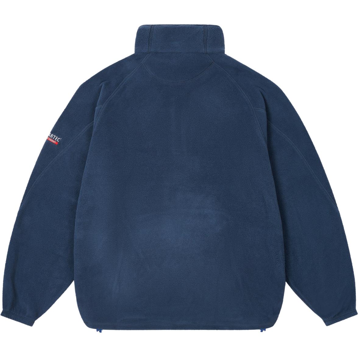 Lookbook Palace FW24 Half-Zip Turtleneck Pullover Navy Sweater Unisex Logo Bordir. P27CS163