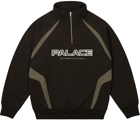 Sudadera Negra Unisex PALACE FW24 Holiday 1/4 Zip Logo Collection. P27CS213 Order Sudadera Negra Unisex PALACE FW24 Holiday 1/4 Zip Logo Collection. P27CS213