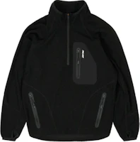 Order PALACE FW24 假期Run It半拉鏈保暖運動外套黑色 男女款 P27ES096