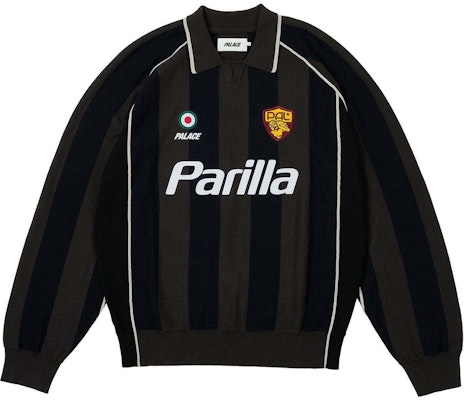 PALACE FW24 Holiday Series Sportiva Knit Logo Sweater Unisex Black. P27KW039 Order PALACE FW24 Holiday Series Sportiva Knit Logo Sweater Unisex Black. P27KW039