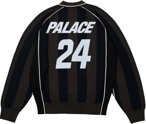 PALACE FW24 Holiday Series Sportiva Knit Logo Sweater Unisex Black. P27KW039 Lookbook PALACE FW24 Holiday Series Sportiva Knit Logo Sweater Unisex Black. P27KW039