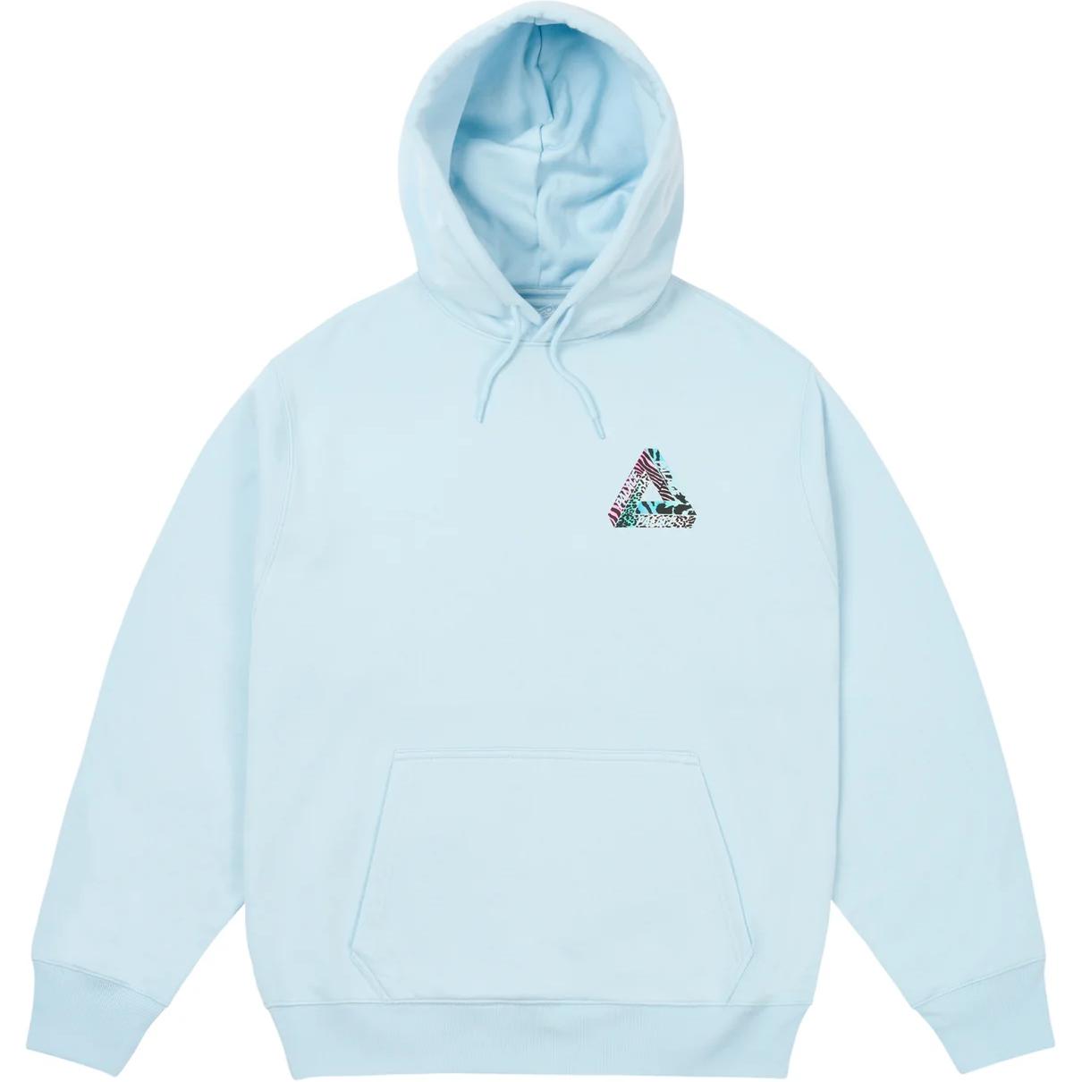 PALACE FW24 Jungle Dream Logo Hoodie Light Blue Unisex Kangaroo Pocket Pullover. P27HD017 圖 3