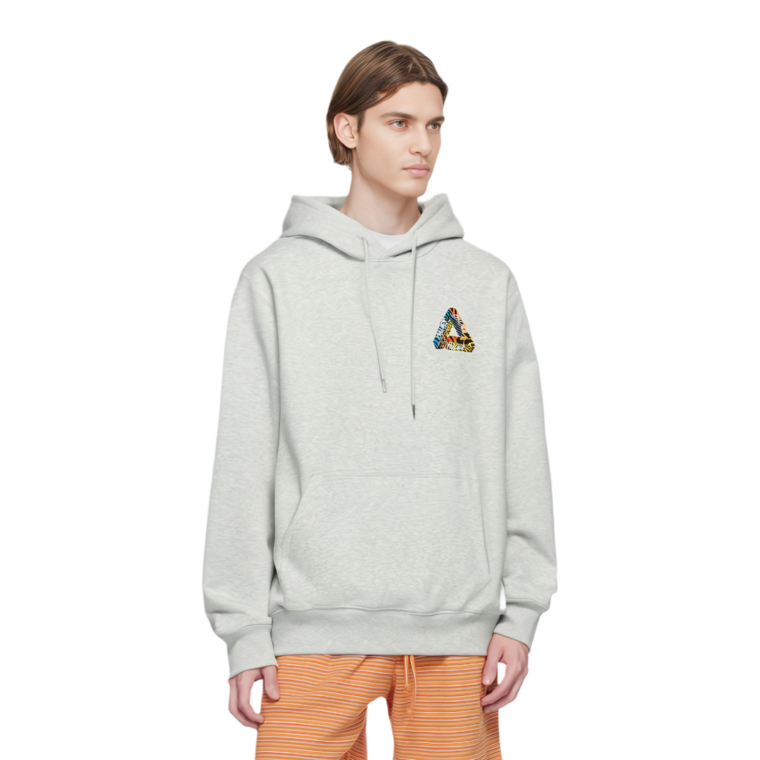 Shop PALACE FW24 Sudadera Capucha Unisex Gris Estampado Logo Jungle Dream. P27HD016