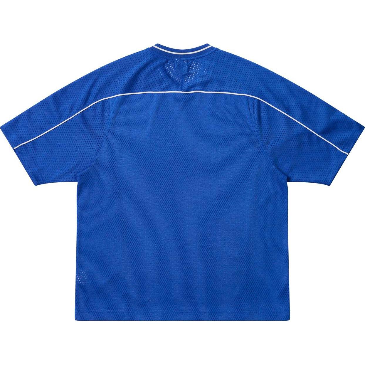 PALACE FW24 Mesh Logo V-Neck Jersey T-Shirt Unisex Blueberry Color. P27ES024 圖 3