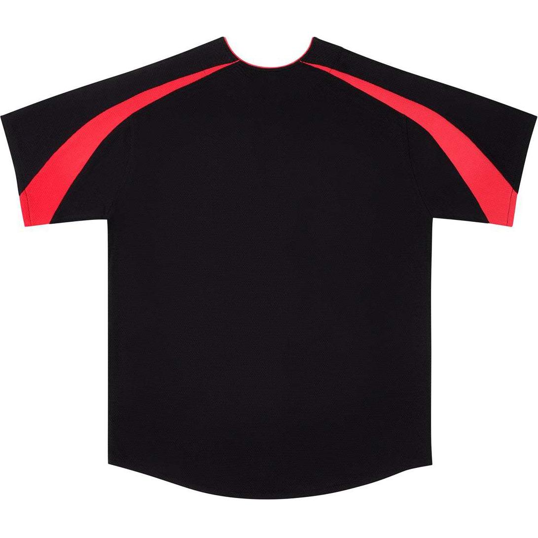 Lookbook PALACE FW24 P 黑色棒球襯衫 刺繡標誌 男女適用. P27ES022